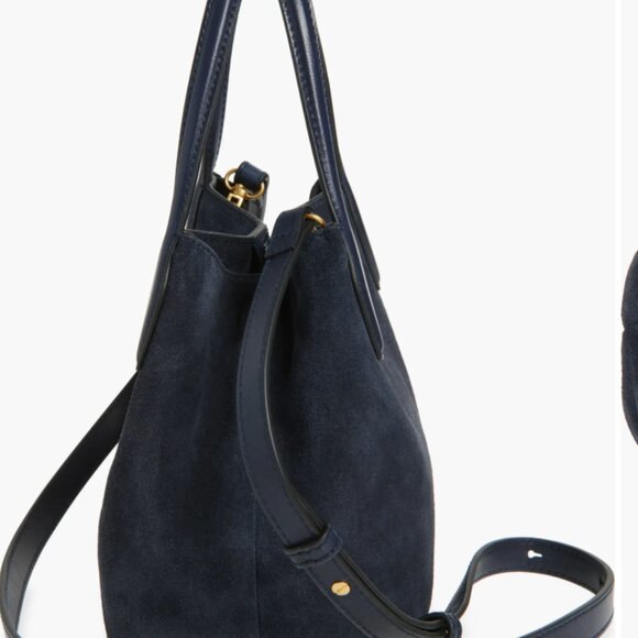 Madewell Mini Suede Shopper Tote - Picture 10 of 14